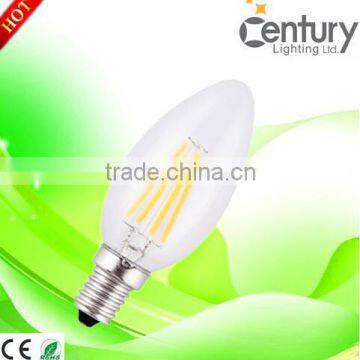 Hot energy saving dimmable 4w LED candle lights 2w 4w e12 e14 110v 220v led filament bulb led candle light                        
                                                Quality Choice