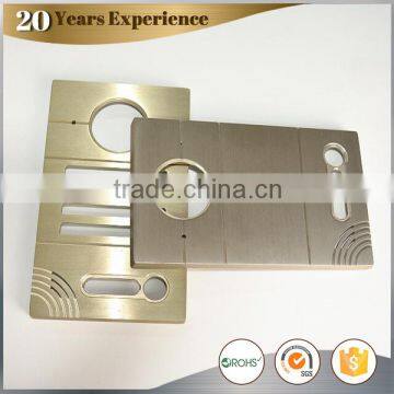 Brushed and Anodized Aluminum Die Casting Parts for Intercom Plate