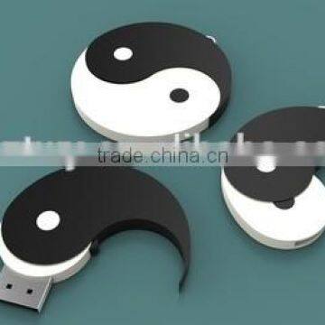 round usb disk pvc usb flash drive usb memory 2gb 4gb usb flash disk