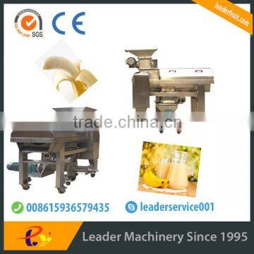 Leader ripe banana peeling and beating machine with CE&ISO