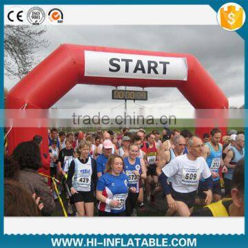 Outdoor cheap inflatable start / finish line arch, inflatable racing arch for adults                        
                                                Quality Choice