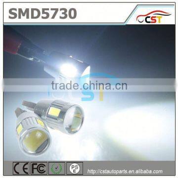 2014 Hottest sales Canbus T10 5730 6SMD with projector high bay led