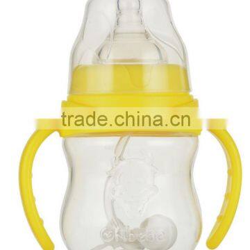 150 l wide caliber arc PP automatically wrap bottle,widen baby pp feeding bottle