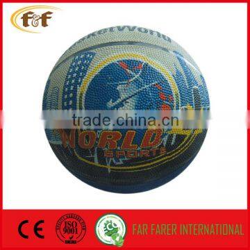 professional rubber basketball for match