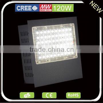 UL approved meanwell power supply bridgelux 120W recessed high quality led gas station canopy light
