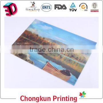 hot sale High definition 3D lenticular PP / PET picture of nature