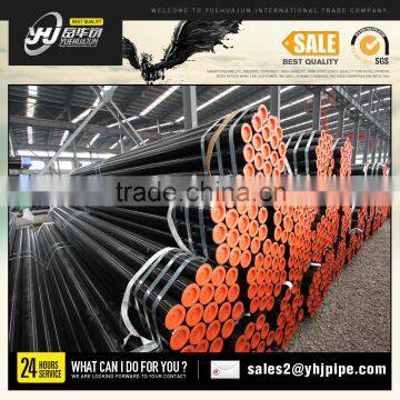 Spray Paint Spiral Steel Pipes/S235JRH ERW STEEL PIPE IN Tianjin factory&widely used erw steel pipe