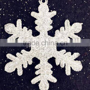 white acrylic snowflake, christmas snowflake accessory