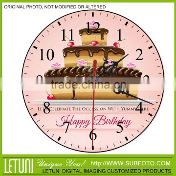 Personal design clock birthday decoration