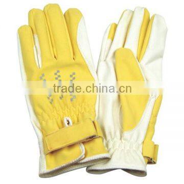 Fashion Suede Leather Horse Riding Gloves