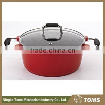 2015 new style casserole with silicon handle