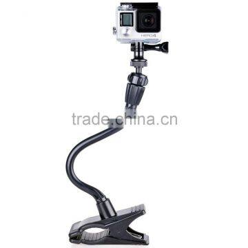 Smatree Go pro Adjustable Clamp Clip Tripod Extension Mount with Socket Mount Adapter for Go pro Heros 4, 3+, 3, 2 Camera