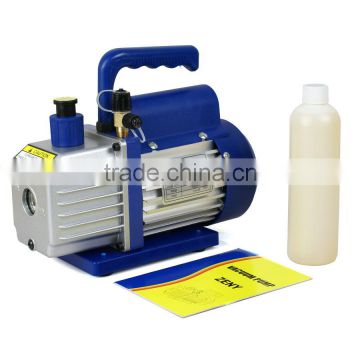 Single 1 Stage 1/4HP Rotary Vane Deep Vacuum Pump 3,5 CFM Air Refrigerant 5 Pa