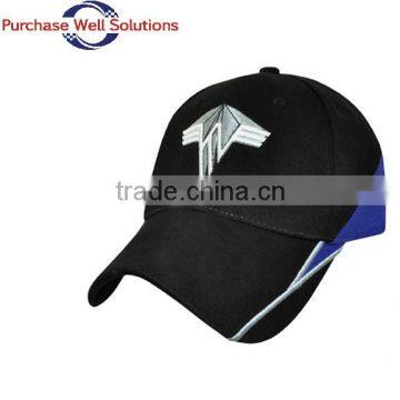 High quality letter embroidered 6 panel baseball cap