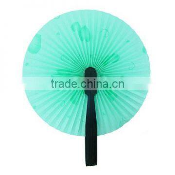 Folding paper fan for wedding party all festival,tissue paper fan