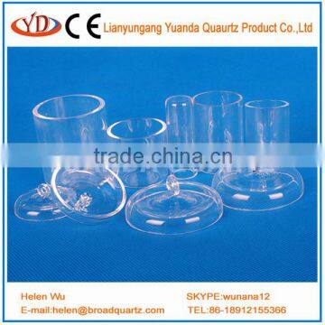 clear silica quartz crucibles resist high temperature