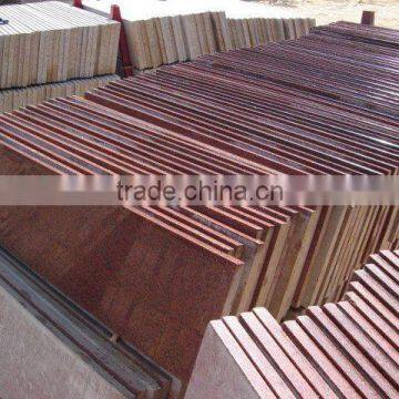 Classic Red Granite Steps