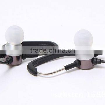 New Hot Sele Metal Bass Headphones With Mic Wired Control Ear-hook Sport Headphone photo-3