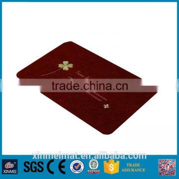 Custom Printed Natural tpr anti-slip microfiber floor mat price