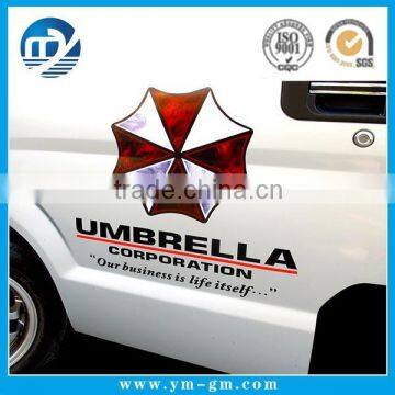 Umbrella car decal car body sticker design