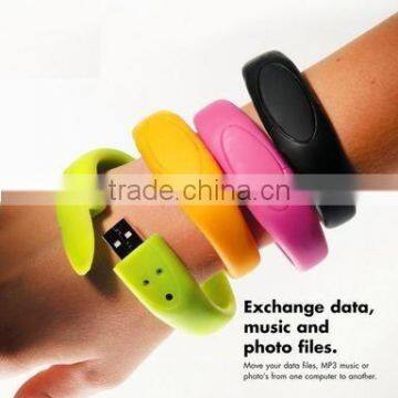 silicone bracelet usb wristband