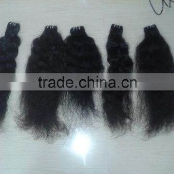 Raw virgin indian hair , Thick Silky Virgin Hair