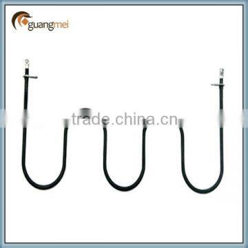 Tubular heating element for BBQ