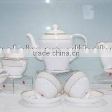 61pcs decal bone china dinner set