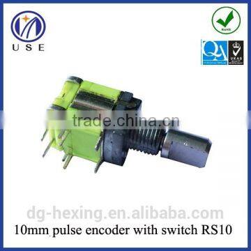 10mm Size Rotary Pulse Encoder With Push Button Switch photo-3