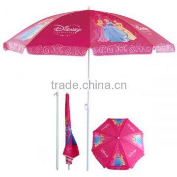 Red color beach umbrella without tilt beach umbrella tent