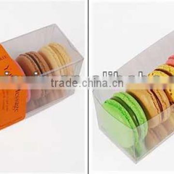 PP Box Clear Macaron Storage Packaging