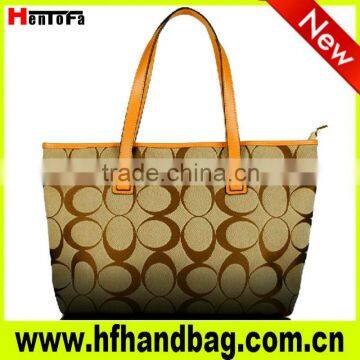 Fashional cute black synthetic ladies leather handbag