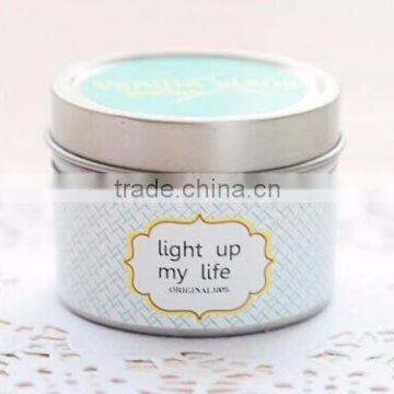 wholesale candle tin box manufacturers/round tin box