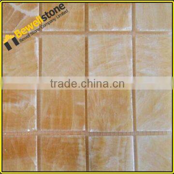 China 2" square onyx mosaic tile for dinning room