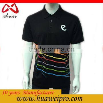 Alibaba China Printed OEM Service Short Sleeve 100% Cotton Polo T Shirts