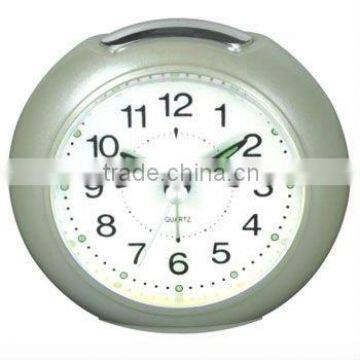 analog sweep alarm desk clock