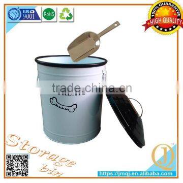 with Aluminum shovel galvanized metal storage boxes with lid