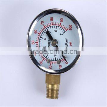 Durable Light Weight Easy To Read Clear Floating-Ball Pressure Gauge