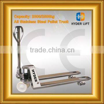 All stainless steel pallet trucks taillift truck