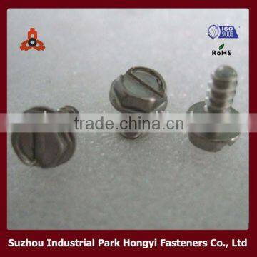 decorative galvanized hexagon flange head self-drilling screw for machine furniture
