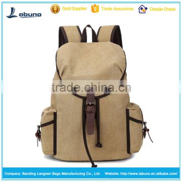 Wholesale 2016 fashion school canvas bags travelling backpack bags