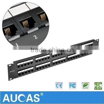 utp modular type cat3 voice 25/50 port RJ11 patch panel