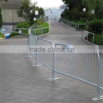 Hot dipped galvanized pedestrian safety traffic portable crowd control barricade