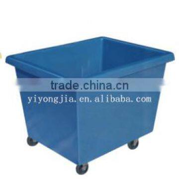 GFRP Material Cloth Grass Car Housekeeping Trolley service cart for laundry