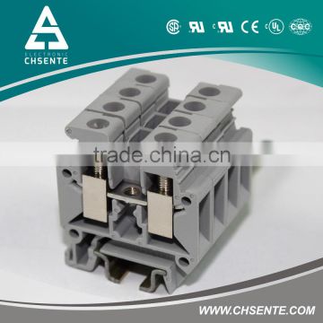 JUT1-4E Grey industrial distribution bus bar terminal block