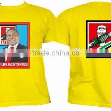 promotional print t-shirt plain no brand t-shirt