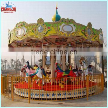 Kids play machine park equipments carousel horses for sale