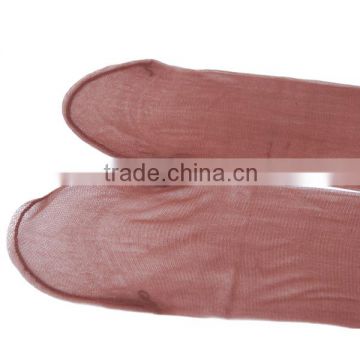 4266-2 Latest design Reinforced Toe ankle nylon silk sock for lady