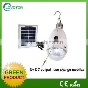 Energy saving lithium battery operated dimmable solar led light