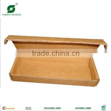 ONE PIECE FOLD LONG KRAFT COLOR CORRUGATED PAPER BOX